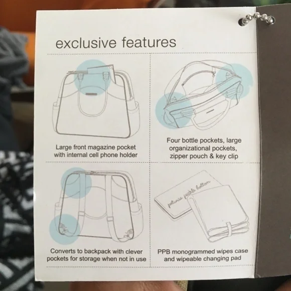 PETUNIA PICKLE BOTTOM Sashay Satchel Diaper Bag - Picture 4 of 10